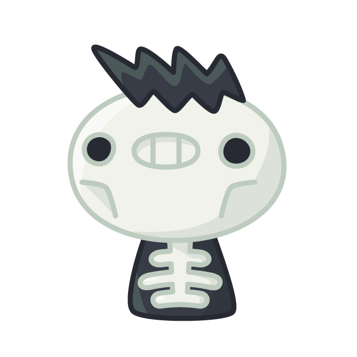 A skeleton Yerrsher.